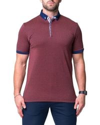 Maceoo - Mozartopa Short Sleeve Cotton Polo - Lyst