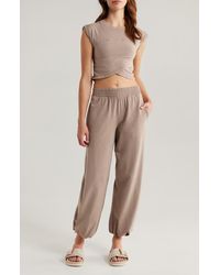 Free People - Fp Movement Golden Hour Crop T-Shirt & Joggers Set - Lyst