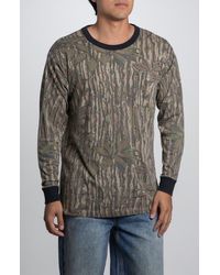 Elwood - Vintage Real Tree Long Sleeve Tee - Lyst