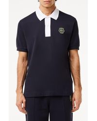 Lacoste - Classic Fit Logo Patch Piqué Polo - Lyst