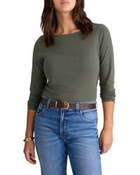 Madewell - Ruched Long Sleeve Top - Lyst