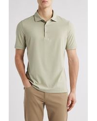 Scott Barber - Micro Stripe Performance Polo - Lyst