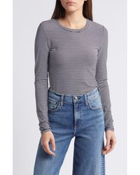 Rag & Bone - Luca Stripe Long Sleeve T-Shirt - Lyst