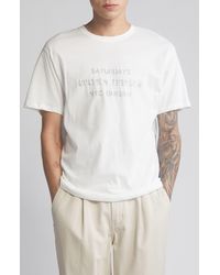 Saturdays NYC - Reverse Nyc Division Standard Cotton Graphic T-shirt - Lyst