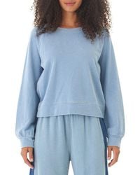 Threads For Thought - Mabel Organic Cotton Blend Denim Sweatshirt - Lyst