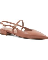 Bruno Magli - Martina Slingback Mary Jane Pointed Toe Flat - Lyst