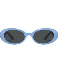 Quay - Felt Cute 52Mm Gradient Small Oval Sunglasses - Lyst