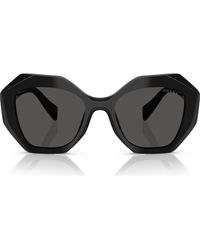Prada - 53Mm Gradient Irregular Sunglasses - Lyst