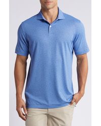 Peter Millar - Crown Crafted Staccato Geo Print Performance Golf Polo - Lyst