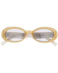 Le Specs - Work It 53Mm Oval Sunglasses - Lyst