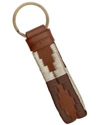 Pampeano - Charro Loop Leather Keychain - Lyst