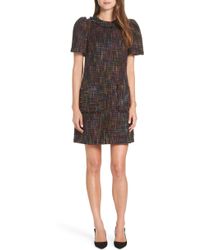 1901 tweed shift dress