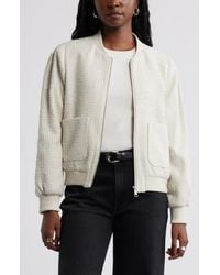 Caslon - Tweed Bomber Jacket - Lyst