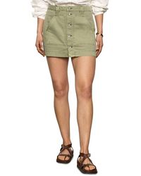 Sanctuary - All Buttoned Up Denim Miniskirt - Lyst