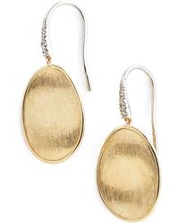 Marco Bicego - Lunaria 18k & Diamond Small Drop Earrings At Nordstrom - Lyst