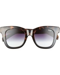 Quay - After Hours 50mm Square Sunglasses - Lyst