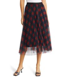 NIKKI LUND - Belinda Plaid A-line Skirt - Lyst