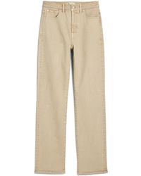 Madewell - The '90s Botanical Dye High Waist Straight Leg Jeans - Lyst