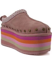 Zigi - Brianne Faux Fur Platform Clog - Lyst