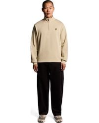 Lyle & Scott - Loopback Quarter Zip Sweatshirt - Lyst
