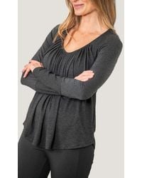 JJwinks - Full Moon Long Sleeve Lounge Top - Lyst