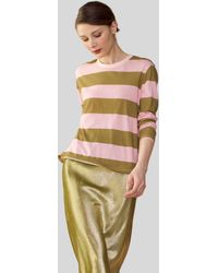 Cynthia Rowley - Ls Striped T-shirt - Lyst