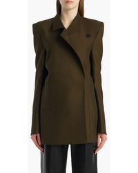 KHAITE - Armair Wool & Silk Jacket - Lyst