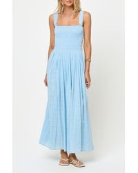 LSPACE - Wren Cotton Maxi Cover-Up Dress - Lyst