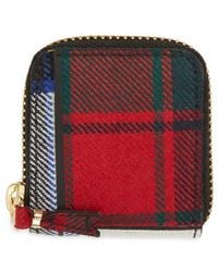 Comme des Garçons - Tartan Patchwork Zip Wallet - Lyst