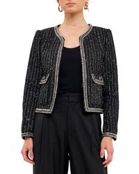 Endless Rose - Premium Sequin Tweed Jacket - Lyst