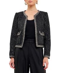 Endless Rose - Premium Sequin Tweed Jacket - Lyst