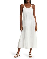 Robin Piccone - Fiona Tie Shoulder Cover-up Dress - Lyst