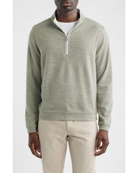 Scott Barber - Marled Sweater Knit Quarter Zip Pullover - Lyst