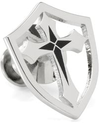 Cufflinks Inc. - Cross Shield Stainless Steel Lapel Pin - Lyst