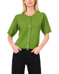 Vince Camuto - Short Sleeve Cardigan - Lyst