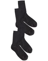 Stems - Silky Blend Assorted 2-Pack Rib Crew Socks - Lyst