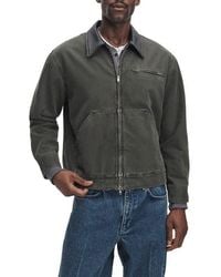 Rag & Bone - Cotton Denim Workwear Jacket - Lyst