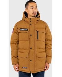 canada weather gear - Heavyweight Hooded Puffer Jacket - Lyst
