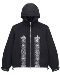 RTA - Zayden Paisley Print Hooded Jacket - Lyst