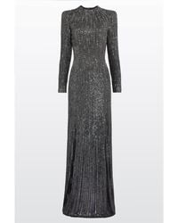 Jenny Packham - Rory Embellished Mock-Neck Maxi Dress - Lyst