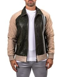 Maceoo - Leather Bomber Jacket - Lyst