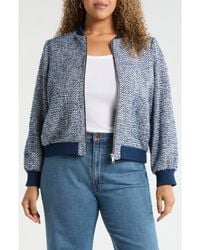 Caslon - Tweed Bomber Jacket - Lyst
