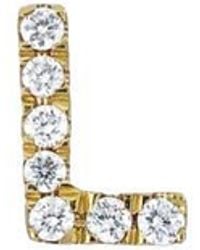 Bony Levy - Icon Diamond Initial Single Stud Earring (Nordstrom Exclusive) - Lyst