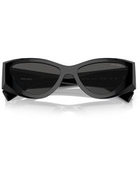 Miu Miu - 54mm Angular Cat Eye Sunglasses - Lyst