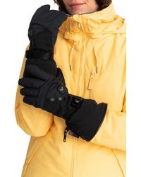 Roxy - Sierra Warmlink Leather Gloves - Lyst