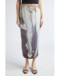 ELLISS - Enchantment Allover Print Jersey Skirt - Lyst