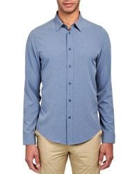 Brooklyn Brigade - Slim Fit Solid 4-Way Stretch Performance Long Sleeve Shirt - Lyst