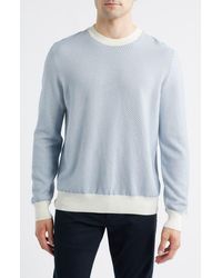 BOSS - Umino Silk & Cotton Blend Sweater - Lyst