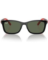 Ray-Ban - Kids' 49Mm Rectangular Optical Glasses & Clip-On Sunglasses - Lyst