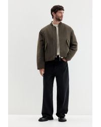 H&M - Loose Fit Nylon Bomber Jacket - Lyst
